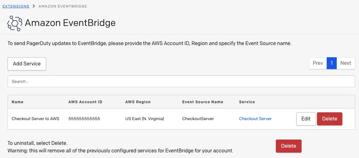 amazon-eventbridge-extension-configured.png Amazon EventBridge configuration page